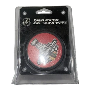 NHL Chicago Blackhawks 2013 Stanley Cup Champions Souvenir Hockey Puck - Picture 1 of 2