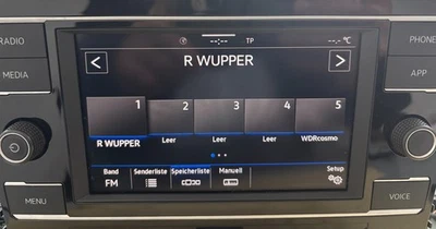 VW CRAFTER/TOURAN ORIGINALE BEDIENEINHEIT RADIO MIB 2 GP 7C0035869A - Bild 1 von 4