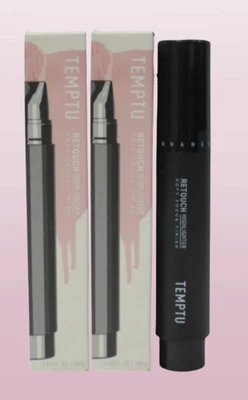 TEMPTU RETOUCH ILUMINADOR ACABAMENTO MACIO ROSA PÉROLA 0,63 OZ CAIXA LOTE DE 2 - Imagem 1 de 4