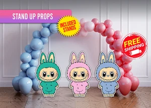 Fun monster props for kids parties, Labu cutouts & events 3ft, Rabbit props - Picture 1 of 1