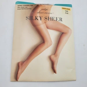 Pantimedias Cortas East 5th Sheer Caress Sedosas Control Transparente Top Off Taupe Queen - Imagen 1 de 4