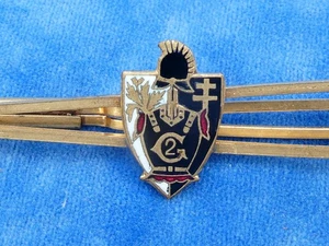 TOLLE SELTENE TOP ++ MILITÄR KRAWATTENKLAMMER Military Tie Clamp - 2. RGT GENIE - Bild 1 von 3