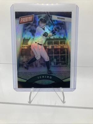 2017 Panini The National #65 Refractor Ichiro Mariners Marlins - Image 1 of 4