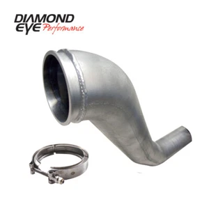 Diamond Eye KIT 4in DWNP HX40 TURBO-DIRECT FLANGE W/ V-Band CLAMP AL for DODGE 9 - Picture 1 of 3