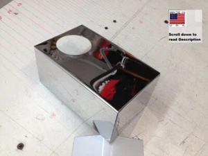 C5 Corvette 1997-2004 Master Cylinder Cover Premium Full Depth Polish Stainless - Picture 1 of 3