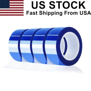 20mm x16m(52FT) Blue Heat Tape High Temperature Heat Resistant Tape Heat - Picture 1 of 7