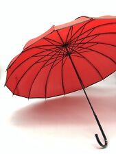 Le Monde du Parapluie Stockschirm Regenschirm in Rot - Ø 86 cm - #Q7
