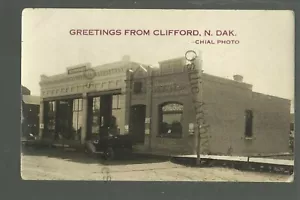 Clifford NORTH DAKOTA RP 1917 MAIN STREET negozi nr Mayville Hillobro Finley - Foto 1 di 2