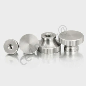 Tuercas de pulgar arrugadas niveladoras de acero inoxidable a través del orificio M2 M2.5 M3 M4 M5 M6 - Imagen 1 de 5