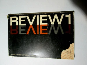 Review1 Monthly Review Supplement 1965- Existentialism Blues People Rare Lit! - Picture 1 of 7