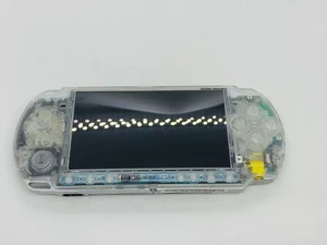 Sony PSP 3000 System w/ Charger Clear color Region Free Import Custom - Picture 1 of 16