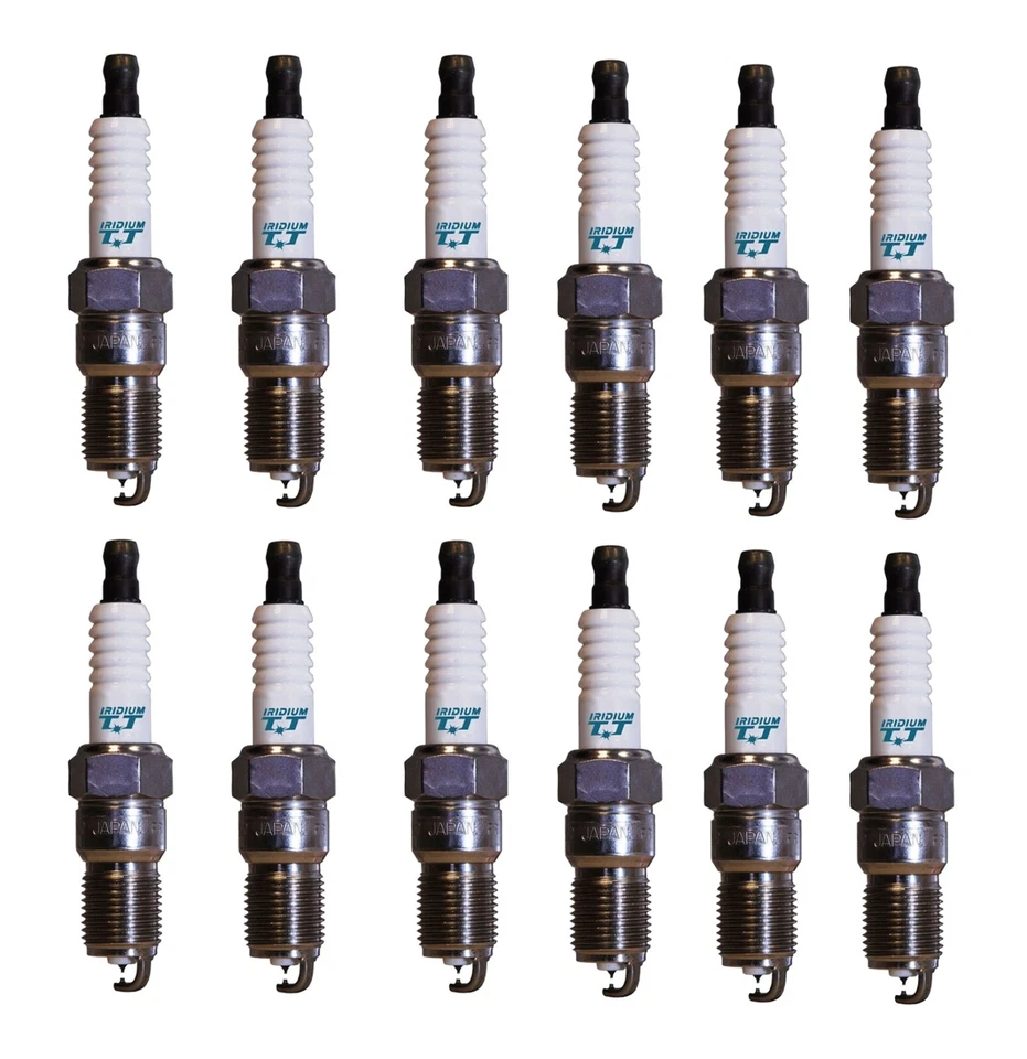 Juego de 12 bujías Denso Iridium TT (Gap 0.040) para Jaguar XJ12 XJS 5.3L V12 Foto 1 de 1