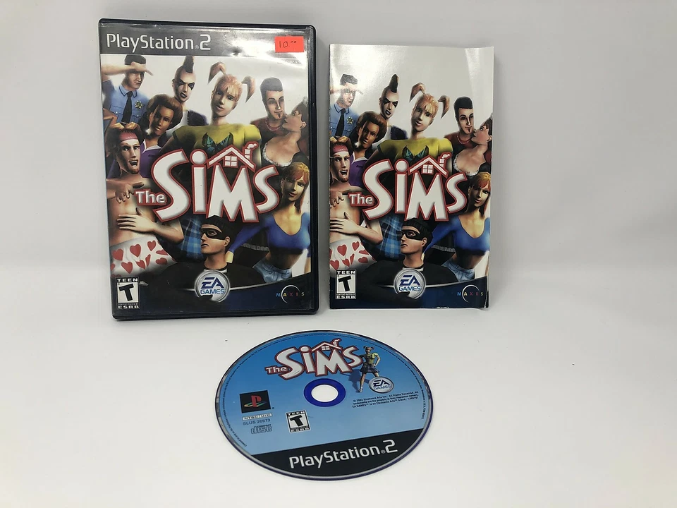 The Sims - BLACK LABEL - Sony Playstation 2 PS2 - Complete in Box - CIB - Image 1 of 1