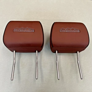GM OEM 2018-2021 Traverse High Country Brown Headrest W/O Display Set of 2 - Picture 1 of 24
