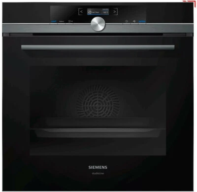 Siemens HB835GVB1 Einbau-Backofen 60 x 60 cm Black Steel schwarzglas iQ700 EEK:A - Bild 1 von 4