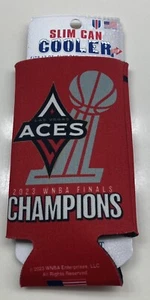 Las Vegas Aces 2023 WNBA Champions Back 2 Back Can Cooler by Wincraft Brand New! - Picture 1 of 2