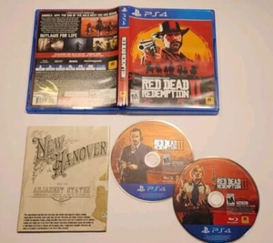 PS4 Red Dead Redemption 2 Complete With Map Poster Tested RDR2 Playstation - Picture 1 of 6