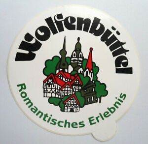 Souvenir-Aufkleber Wolfenbüttel Romantisches Erlebnis Lessingstadt Niedersachsen