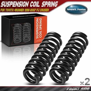 2x Front Left and Right Side Coil Spring for Toyota 4Runner 1996-2007 FJ Cruiser - Picture 1 of 9