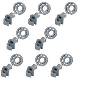 Korbrollen Bosch Siemens Oberkorb 8 Stück 424717 00424717 066321 00066321 424090 - Bild 1 von 1