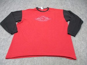 Jordan Long Sleeve Red Shirts for Men 