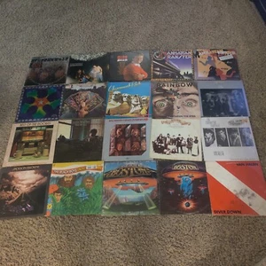 Classic Rock Lot 20 Albums Vinyl Record Browne Van Halen Boston Steppenwolf - Picture 1 of 3