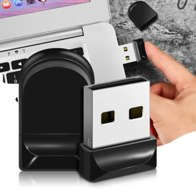 Black Mini Pen USB 2.0 Flash Drive 2GB-512GB U Disk PenDrive Disk Memory Stick - Image 1 of 4