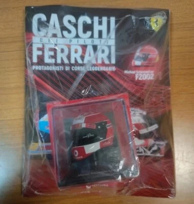 1:5 Casco Helmet F1 MICHAEL SCHUMACHER 2002 F2002 FERRARI SPARK +Magazine #1 - Immagine 1 di 4