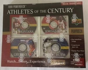 1999 PowerDeck UD Athletes Of The Century Set Ruth Jordan Montana Gretzky VERSIEGELT - Bild 1 von 2