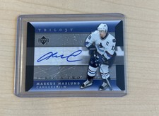 Markus Naslund 2005-06 Upper Deck Trilogy Scripts #SCS-MN Auto SKUJ8136