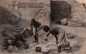 Postal de colección Sudán Sudán Préparation du Beurre de Karité Cuisson C359 - Imagen 1 de 2