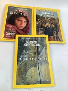 3 RARE NATIONAL GEOGRAPHIC June 1985, May 1978 AFGHAN GIRL HAUNTED EYES+++(L14) - Picture 1 of 9