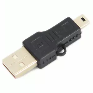 New Super Short Standard Male USB 2.0 Adapter to Mini USB Male Cable 44 - Picture 1 of 2