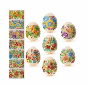 Easter Egg Wraps, Bright Garden Shrink wrap - Picture 1 of 2