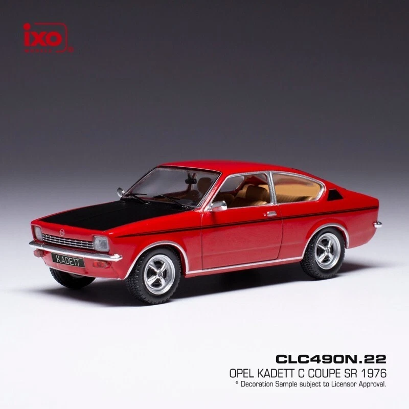 Opel Kadett C Coupe SR noire / rouge - 1976 au 1:43 de IXO CLC490 - Photo 1/1