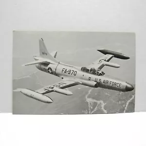 Postcard Vtg Military Fighter Jet Lockheed F-94C Starfire Plane Aircraft 4 x 6 - Picture 1 of 2