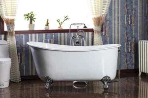 Swedish Slipper Cast Iron Claw Foot Bath 1380mm - Picture 1 of 3