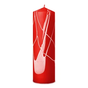 Pillar Candles Splashed Home Décor Restaurant Event Aus. Made - Picture 1 of 37