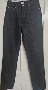 CALVIN KLEIN WOMEN'S SIZE 8 BLACK STRAIGHT LEG JEANS - Picture 1 of 10