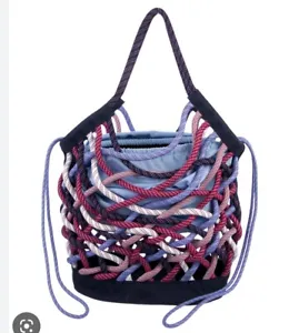 Tory Sport Woven Rope Tote - Picture 1 of 8