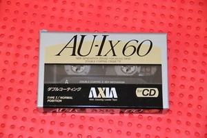 AXIA AU IX 60 1991 JAPAN TYPE I BLANK CASSETTE TAPE (1) (SEALED) - Picture 1 of 3