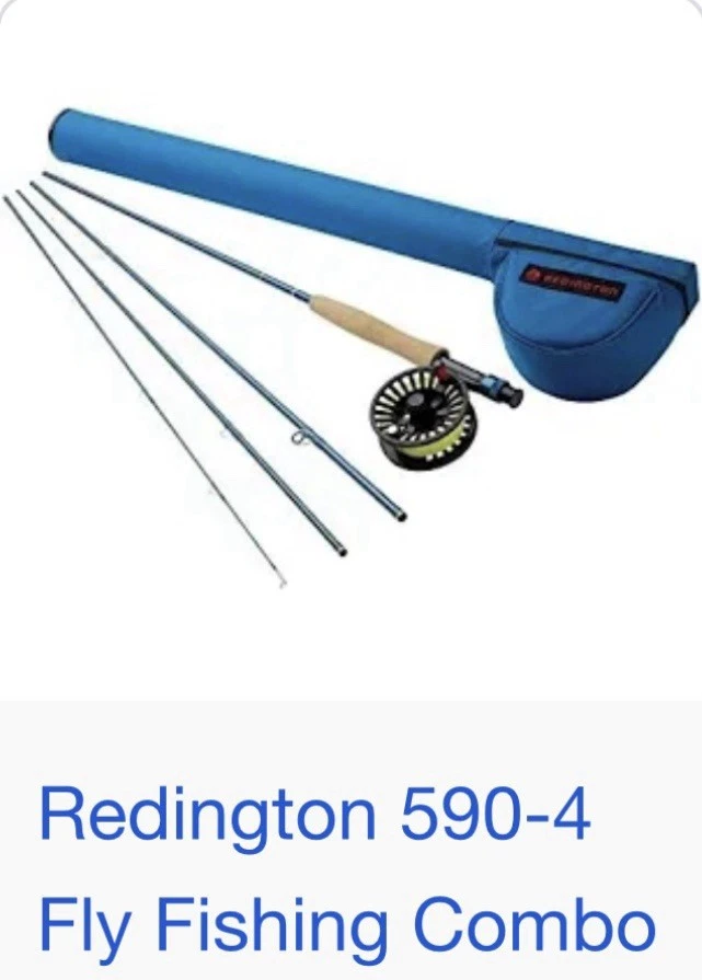 Redington 590-4 Fly Fishing Rod and Reel Combo with Case - Image 1 of 1