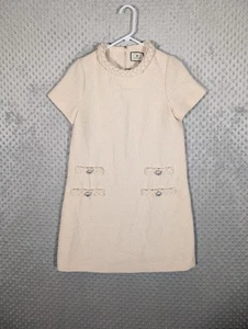 Biesen Tweed Jackie Kleid Damen Small Designer Pearl White - Bild 1 von 14