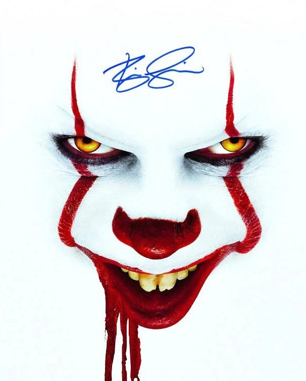 Bill Skarsgard Autographed IT Chapter Two Pennywise 8.5x11 Photo - Image 1 of 1