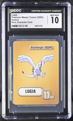 CGC 10 GEM MINT Lugia Hasbro Rare Character Card Pokemon Master Trainer - Image 1 of 2