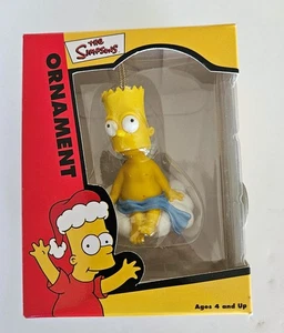 NEW The Simpsons Bart Angel On Cloud Christmas Ornament 2002 In Box - Picture 1 of 4