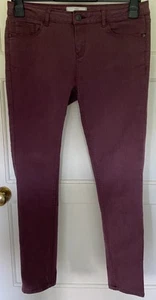 Fat Face Jeggings Women’s Size 12 Mulberry Medium Rise very good condition - Picture 1 of 3