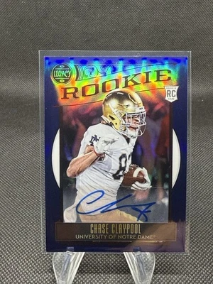 2020 Panini Legacy Chase Claypool Rookie Auto Premium Blue /35 #187 - Image 1 of 3