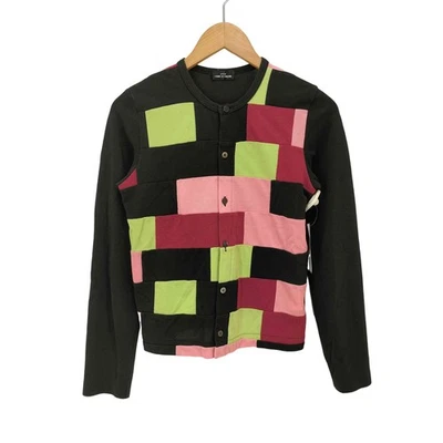 COMME des GARCONS 三色拼贴圆领开衫多色二手 — 第 1/4 张图片