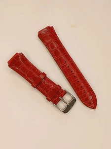 Technomarine genuine Crocodile strap. 17-23 mm. Rubí Red. - Imagen 1 de 6